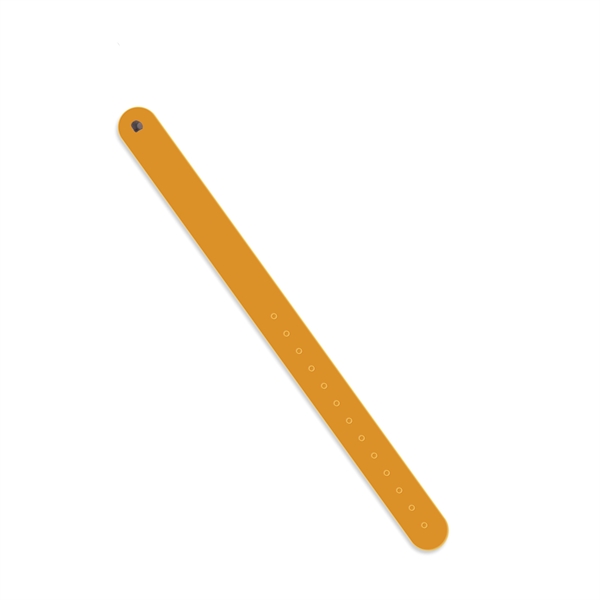 Reflective wristband measuring .75"H x 9.75"W with permanent or reusable options... from ASI 54040 Fey Promo / Reflectix® Mi Line by Fey