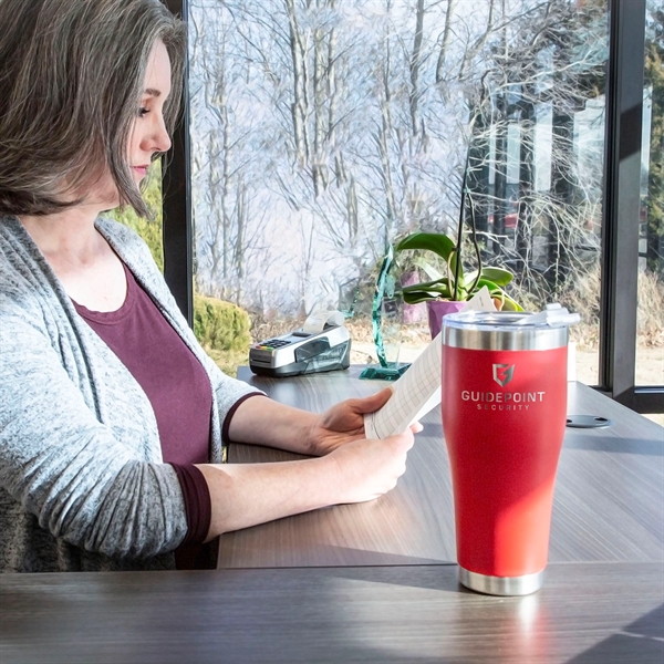 The 30 oz. Mammoth Rover tumbler with a double-walled vacuum insulation... from ASI 46170 Compass Industries Inc