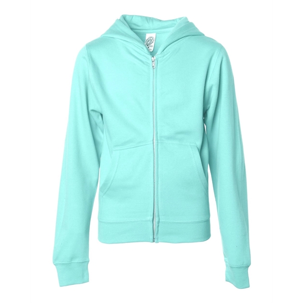 Youth Midweight Hooded Full-Zip Sweatshirt.... from ASI 84358 S&S Activewear