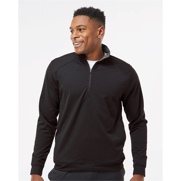 Omega Stretch Terry Quarter-Zip Pullover... from ASI 84358 S&S Activewear