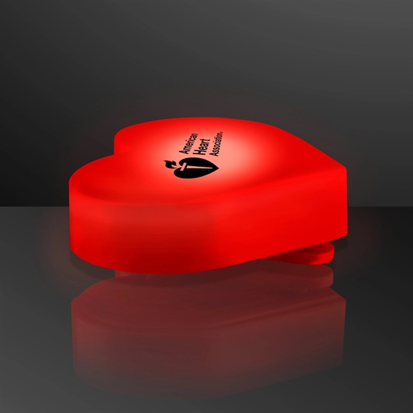 LED Blinking Red Heart Clip; Blank & Imprinted Pricing... from ASI 34194 ALightPromos