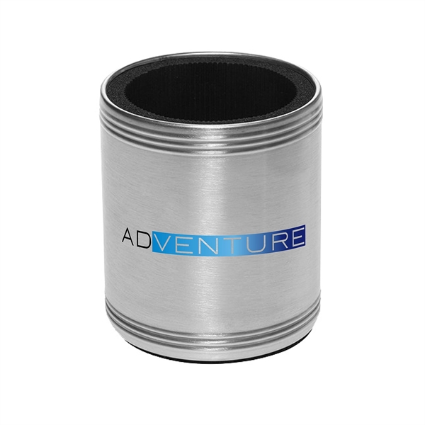 Stainless steel can cooler with foam interior provides superior insulation to... from ASI 62088 IDProductsource