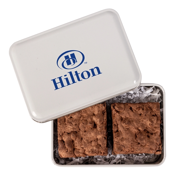 Fresh Beginnings 2 Fudge Brownies in Tin... from ASI 44900 NC Custom (CI/Lanco) / Fresh Beginnings