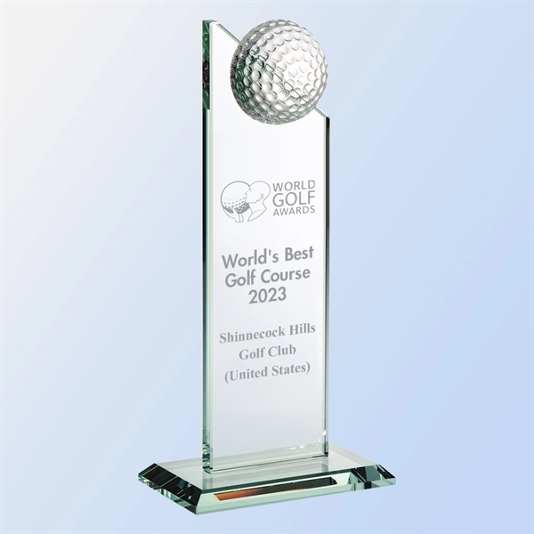 Jade Glass Golf Ball Award... from ASI 31517 Admart Products / Admart Line