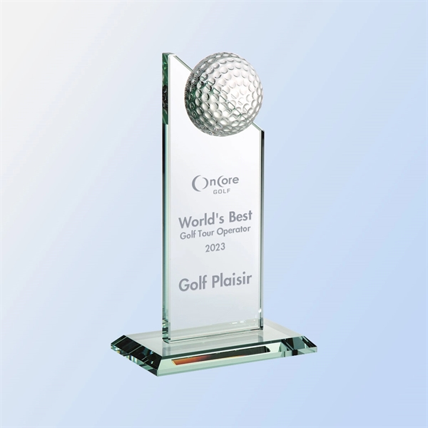 Jade Glass Golf Ball Award... from ASI 31517 Admart Products / Admart Line