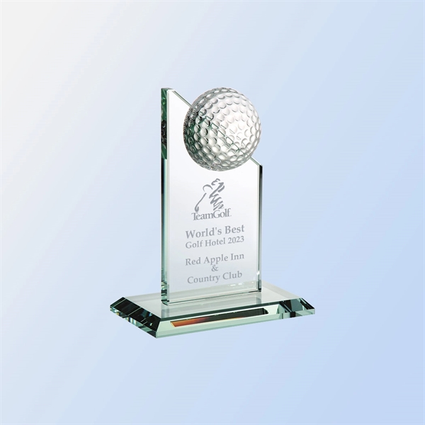 Jade Glass Golf Ball Award... from ASI 31517 Admart Products / Admart Line