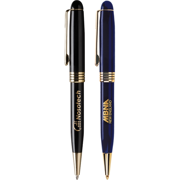 Knight Solid pen is offered in asst colors and is a... from ASI 61966 HPG / Hub Pen