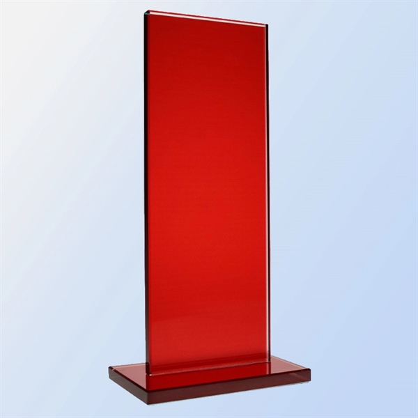 Jade Glass Red Rectangle Award... from ASI 31517 Admart Products / Admart Line