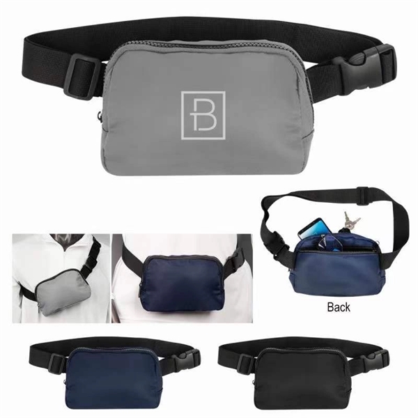 Everywhere Belt Bag 2L - water resistant; Zippered pockets; Easy-access, exterior... from ASI 72657 Active Life Promo / Active Life