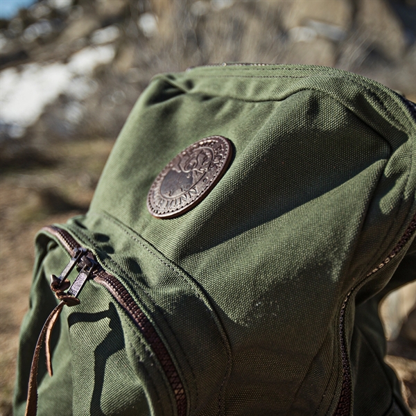 USA Made Book Bag made from durable 15-ounce canvas and leather... from ASI 46170 Compass Industries Inc