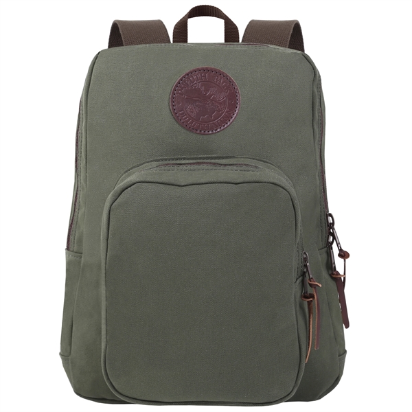 USA Made Book Bag made from durable 15-ounce canvas and leather... from ASI 46170 Compass Industries Inc