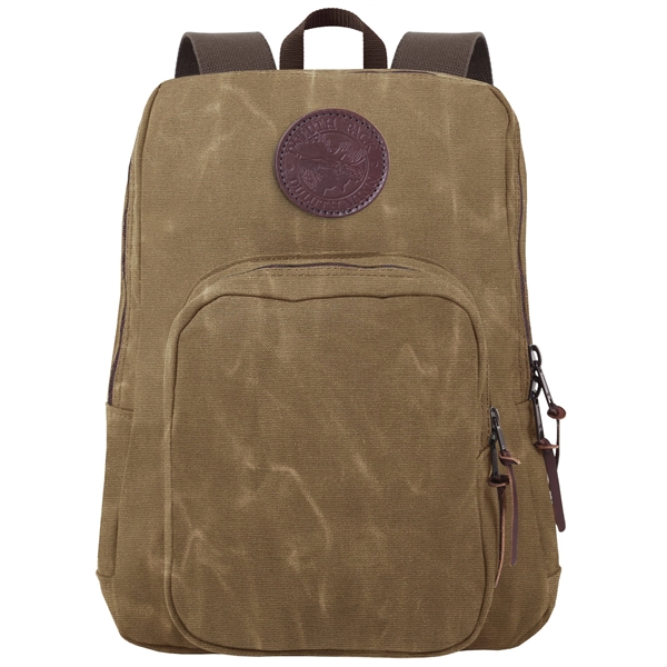 USA Made Book Bag made from durable 15-ounce canvas and leather... from ASI 46170 Compass Industries Inc