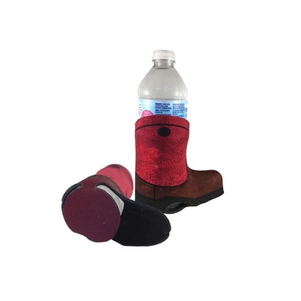 Full Color Boot Shape Can Cooler plus full color imprint... from ASI 37218 Athena Promo (tm)