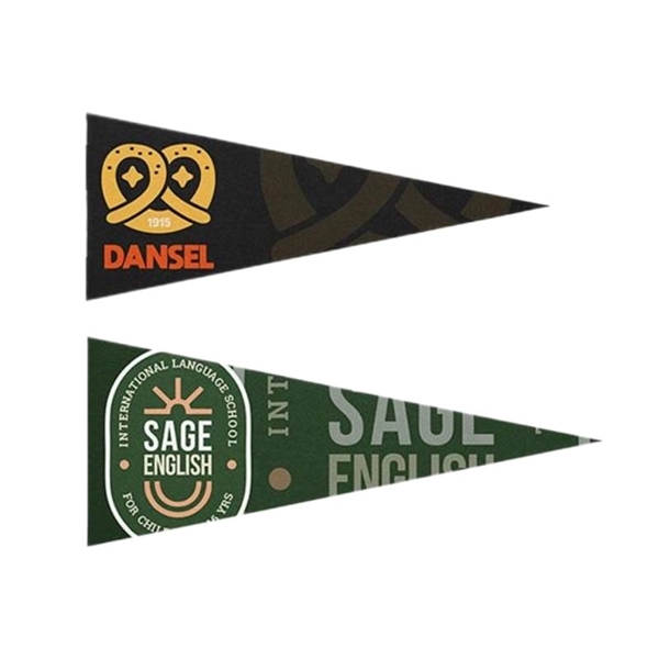 4" x 10" Full color felt pennant flag banner plus full... from ASI 37218 Athena Promo (tm)