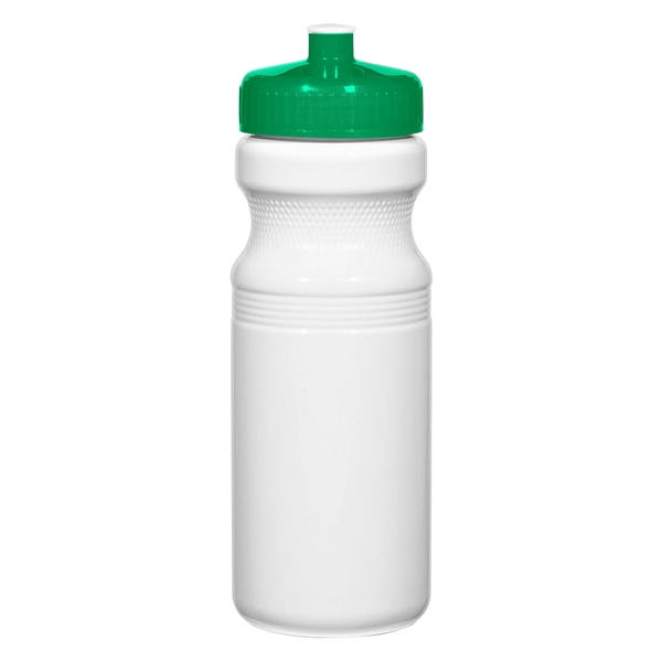 24 Oz. Poly-Clear Fitness Bottle. White and Translucent: Made With PET... from ASI 61125 Hit Promotional Products / Hit®