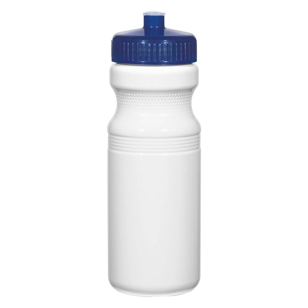 24 Oz. Poly-Clear Fitness Bottle. White and Translucent: Made With PET... from ASI 61125 Hit Promotional Products / Hit®