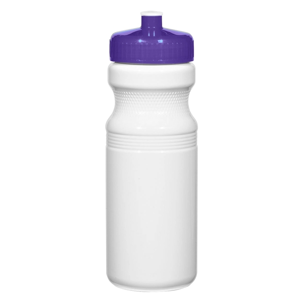 24 Oz. Poly-Clear Fitness Bottle. White and Translucent: Made With PET... from ASI 61125 Hit Promotional Products / Hit®