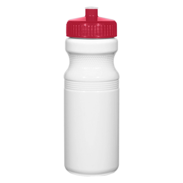 24 Oz. Poly-Clear Fitness Bottle. White and Translucent: Made With PET... from ASI 61125 Hit Promotional Products / Hit®