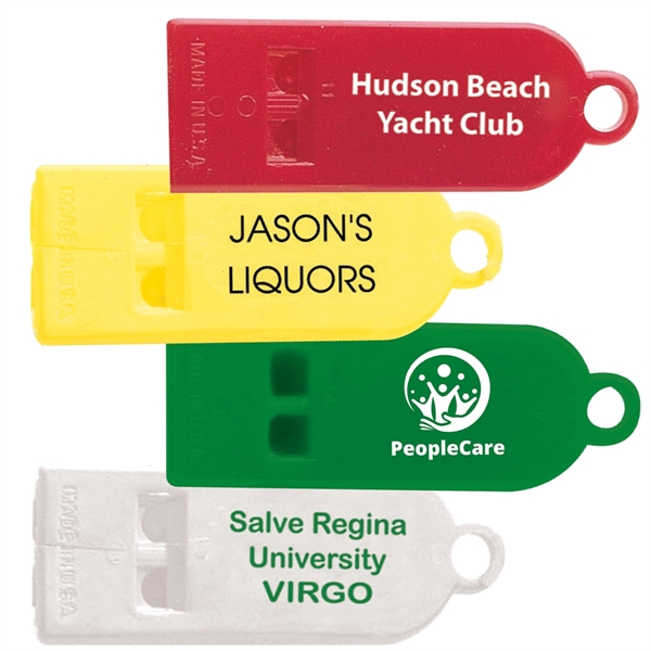 Two tone whistle offered in an assortment of colors.... from ASI 62190 Illini