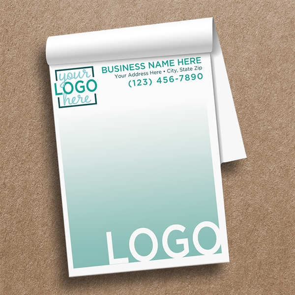 8 1/2" x 11" Full Color Notepads... from ASI 45795 Colorguppy Printing