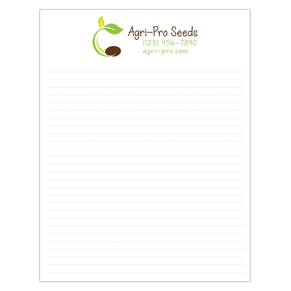 8 1/2" x 11" Full Color Notepads... from ASI 45795 Colorguppy Printing