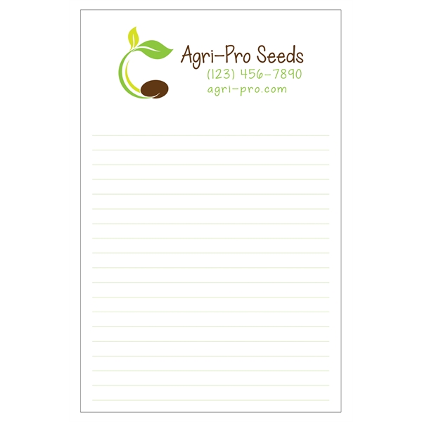 5 1/2" x 8 1/2" Full Color Notepads... from ASI 45795 Colorguppy Printing