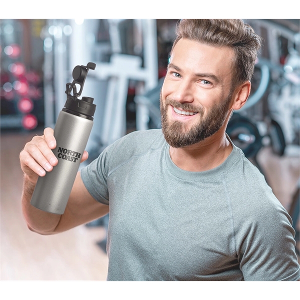 25 oz. aluminum water bottles for on-the-go hydration plus free 1... from ASI 37218 Athena Promo (tm)