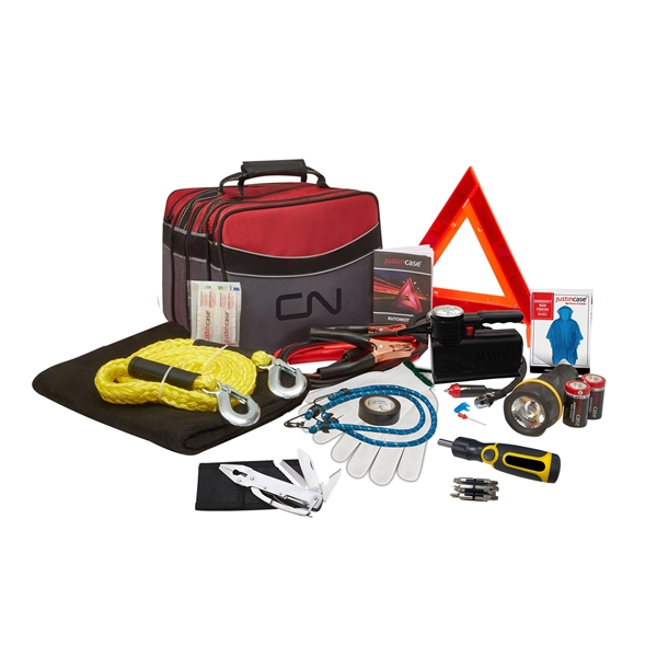 Road rescue kit. Features generous storage in the main and secondary... from ASI 63698 Justin Case®