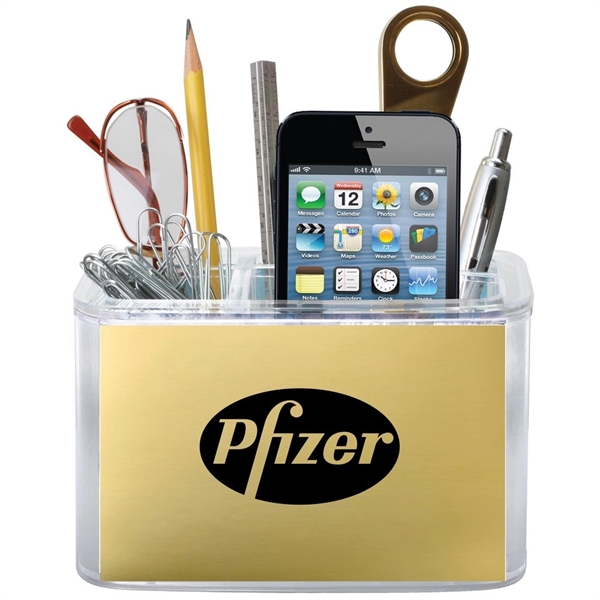 Desk26 Organizer with Metallic Insert - Made in the USA... from ASI 80060 VisionUSA