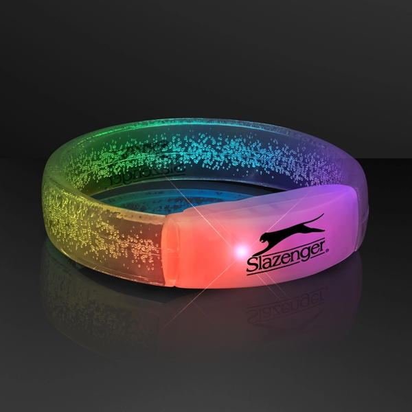 Color Change Bangle Bracelet, Light Bubbles; Blank & Imprinted Pricing... from ASI 34194 ALightPromos