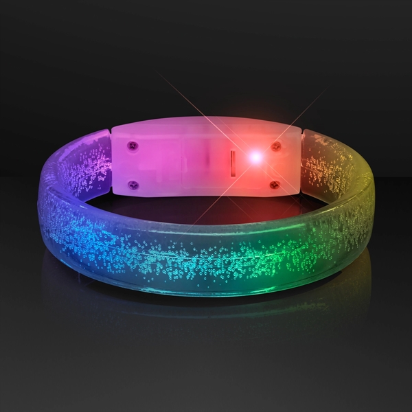 Color Change Bangle Bracelet, Light Bubbles; Blank & Imprinted Pricing... from ASI 34194 ALightPromos