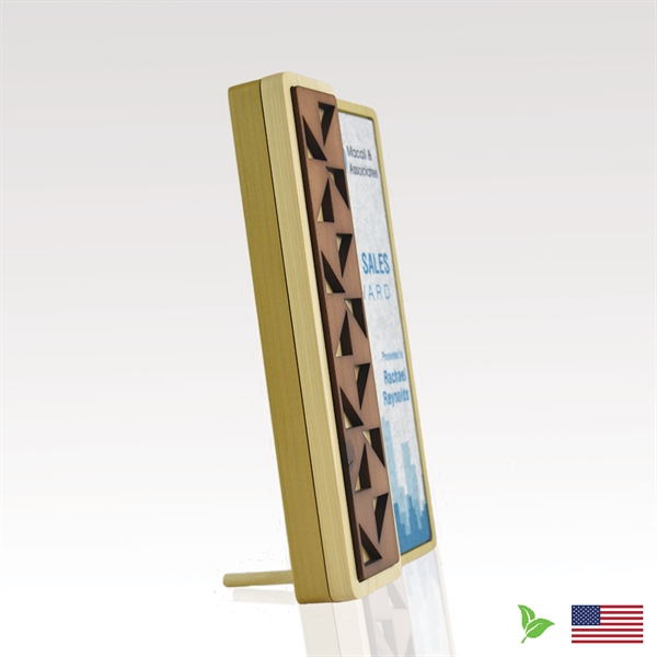 This award with its creative cut design in the wood, is... from ASI 93986 Visions/Awardcraft / Visions Awards