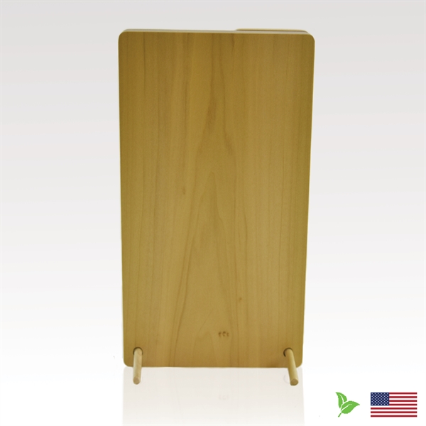 This award with its creative cut design in the wood, is... from ASI 93986 Visions/Awardcraft / Visions Awards