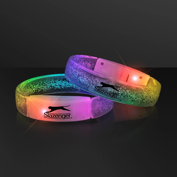 Color Change Bangle Bracelet, Light Bubbles; Blank & Imprinted Pricing... from ASI 34194 ALightPromos