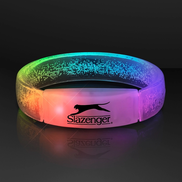 Color Change Bangle Bracelet, Light Bubbles; Blank & Imprinted Pricing... from ASI 34194 ALightPromos