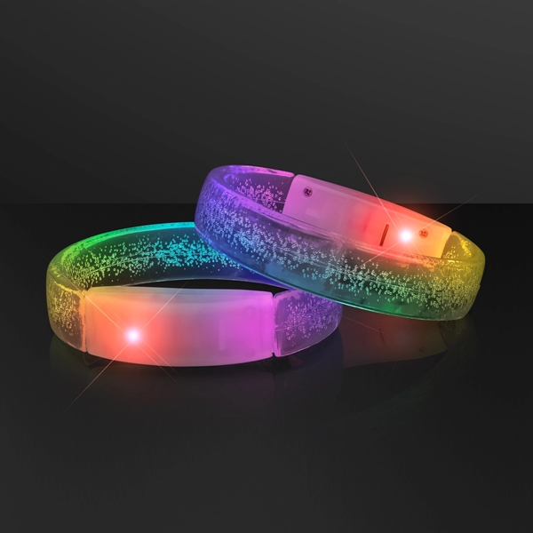 Color Change Bangle Bracelet, Light Bubbles; Blank & Imprinted Pricing... from ASI 34194 ALightPromos