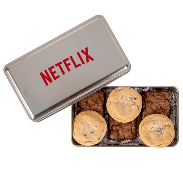 Fudge Brownies & Chocolate Chip Cookies in Tin... from ASI 44900 NC Custom (CI/Lanco) / Fresh Beginnings