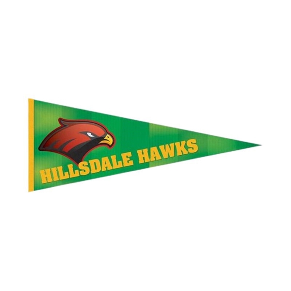 12" x 30" Full color felt pennant flag banner plus full... from ASI 37218 Athena Promo (tm)