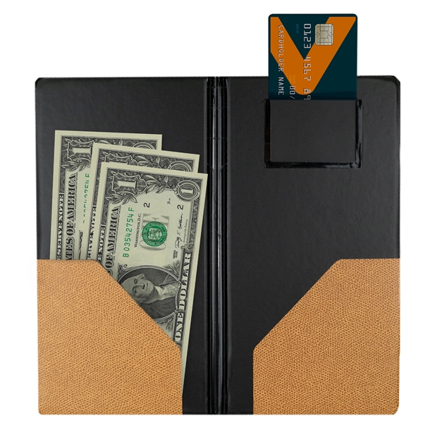 Check Presenter with foam padding front made of vinyl with full... from ASI 54040 Fey Promo