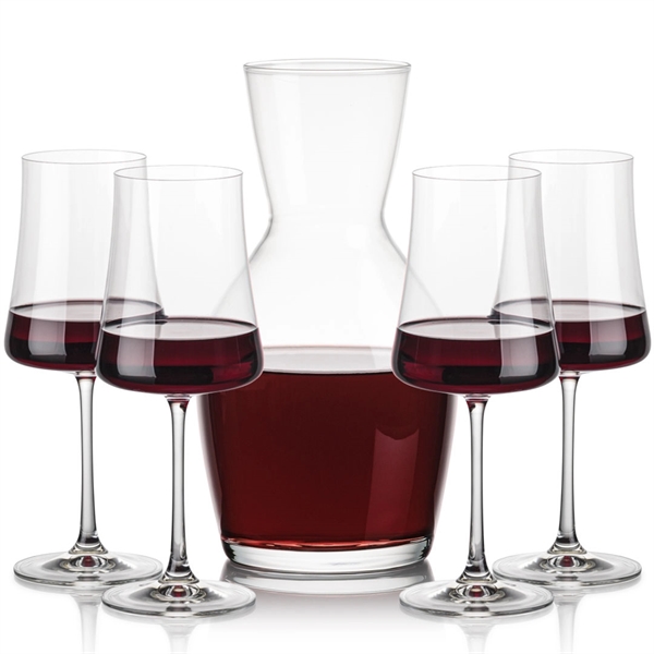 Our 38oz Crystalline Westwood Carafe & 12oz Crystalline Dakota Wine Set... from ASI 84592 St Regis Group