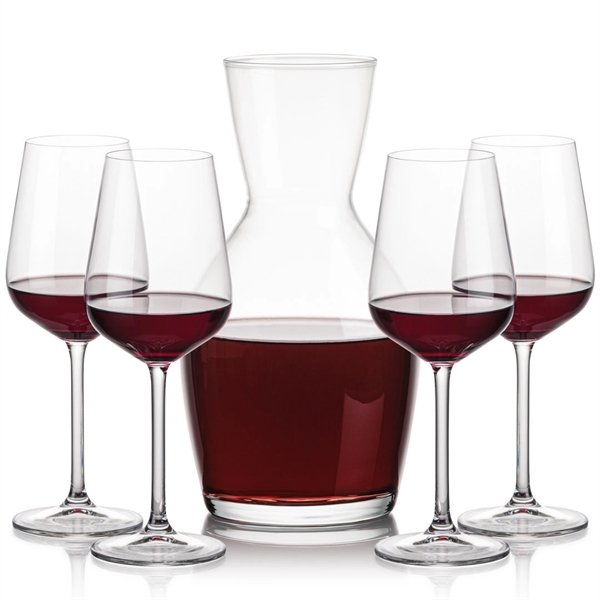Our 38oz Crystalline Westwood Carafe & 16oz Crystalline Elderwood Wine Set... from ASI 84592 St Regis Group
