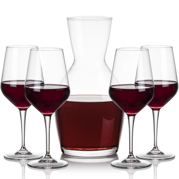 Our 38oz Crystalline Westwood Carafe & 15oz Crystalline Germain Wine Set... from ASI 84592 St Regis Group