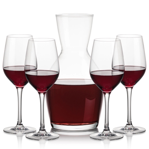 Our 38oz Crystalline Westwood Carafe & 11.75oz Crystalline Lethbridge Wine Set... from ASI 84592 St Regis Group