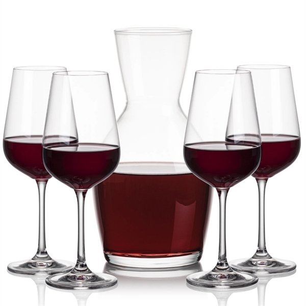 Our 38oz Crystalline Westwood Carafe & 12oz Crystalline Laurent Wine Set... from ASI 84592 St Regis Group