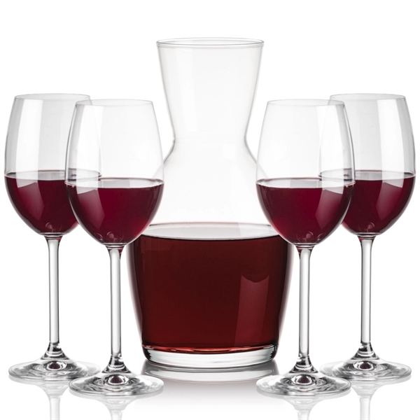 Our 38oz Crystalline Westwood Carafe & 8.5oz Crystalline Naples Wine Set... from ASI 84592 St Regis Group