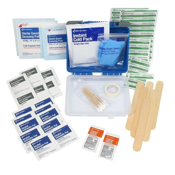 On the go first aid kit with durable, plastic case and... from ASI 84514 Safety Made