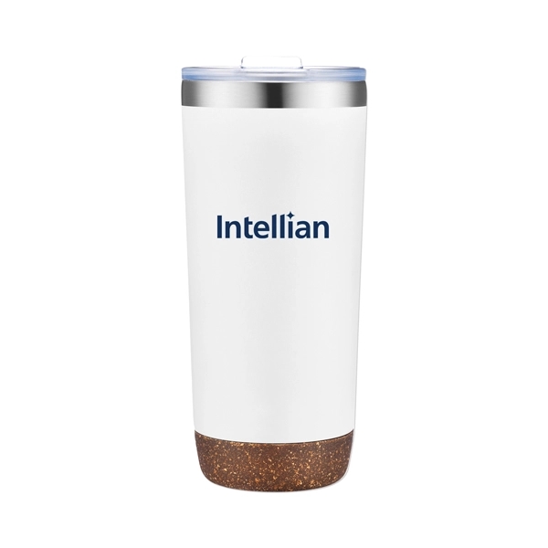 22 oz. vacuum tumbler with cork base and spill-resistant, slide-action lid.... from ASI 98360 WOWLine / WOWLine®