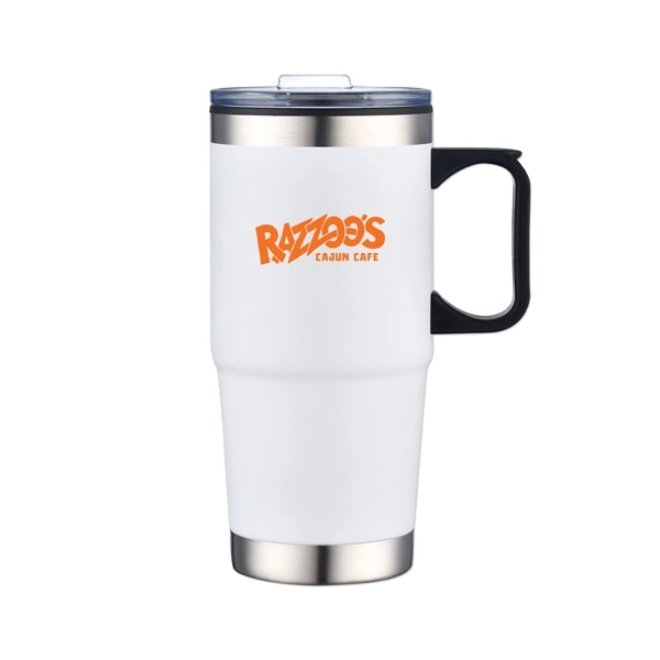 24 oz. travel mug with stainless steel bottom, grip handle and... from ASI 98360 WOWLine / WOWLine®