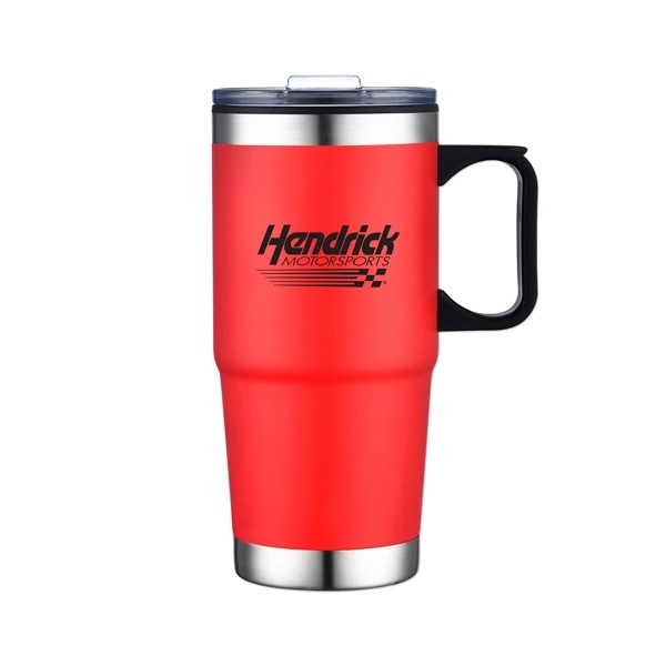 24 oz. travel mug with stainless steel bottom, grip handle and... from ASI 98360 WOWLine / WOWLine®