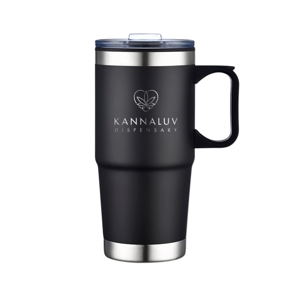 24 oz. travel mug with stainless steel bottom, grip handle and... from ASI 98360 WOWLine / WOWLine®